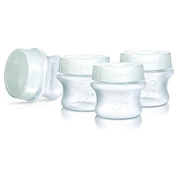 Nuby Contenitori Nuby Per La Conservazione Del Latte 90Ml - 4 pezzi