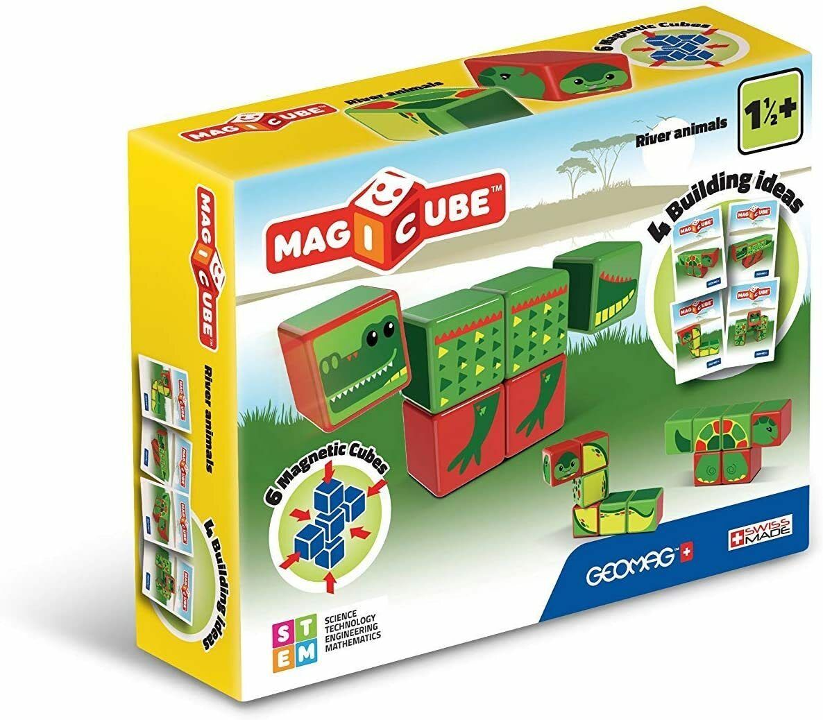 Magicube River Animals - Geomag 133 - 18+ mesi