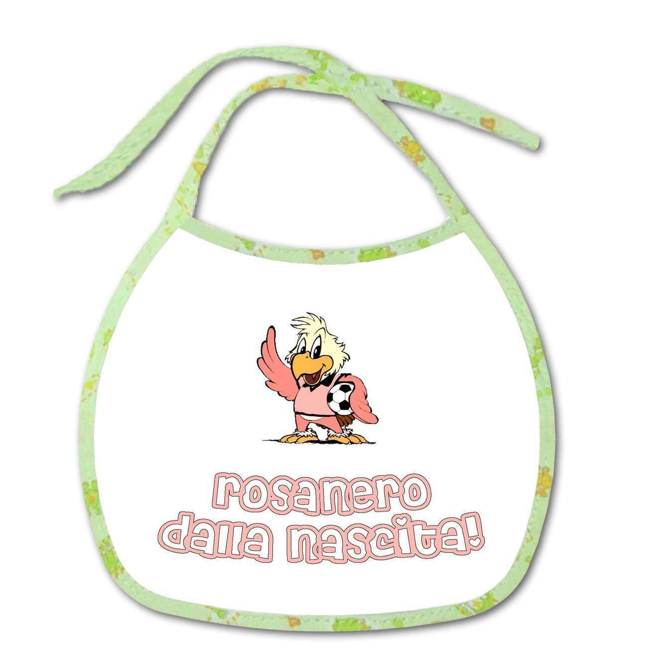 Bavetta Bavaglino personalizzabile Tifoso Palermo rosanero dalla nascita