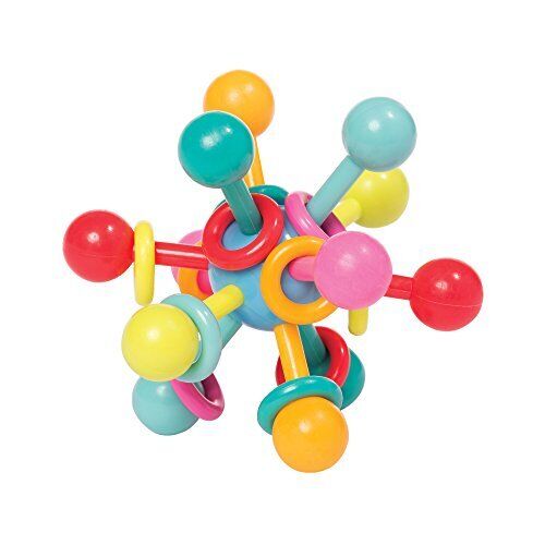 Manhattan Toy Atom Sonaglio & Massaggiagengive Attività Bambino (y1n)