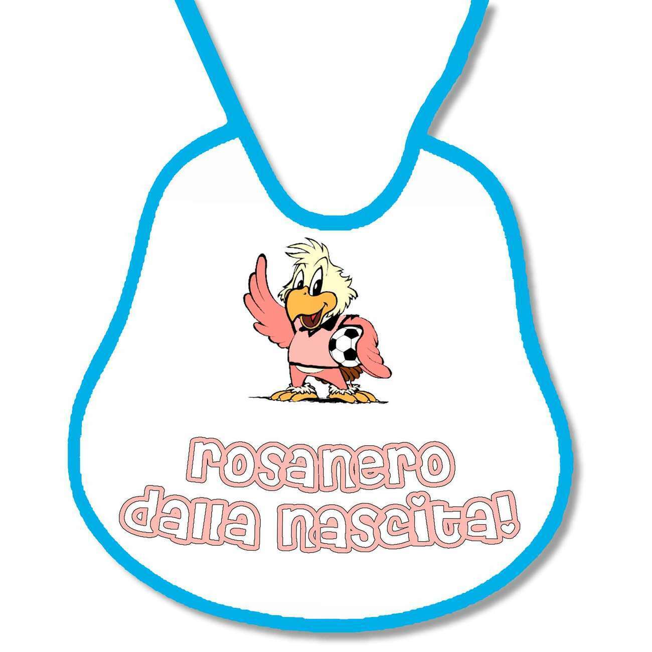 Bavetta Bavaglino personalizzabile Tifoso Palermo Rosanero dalla nascita