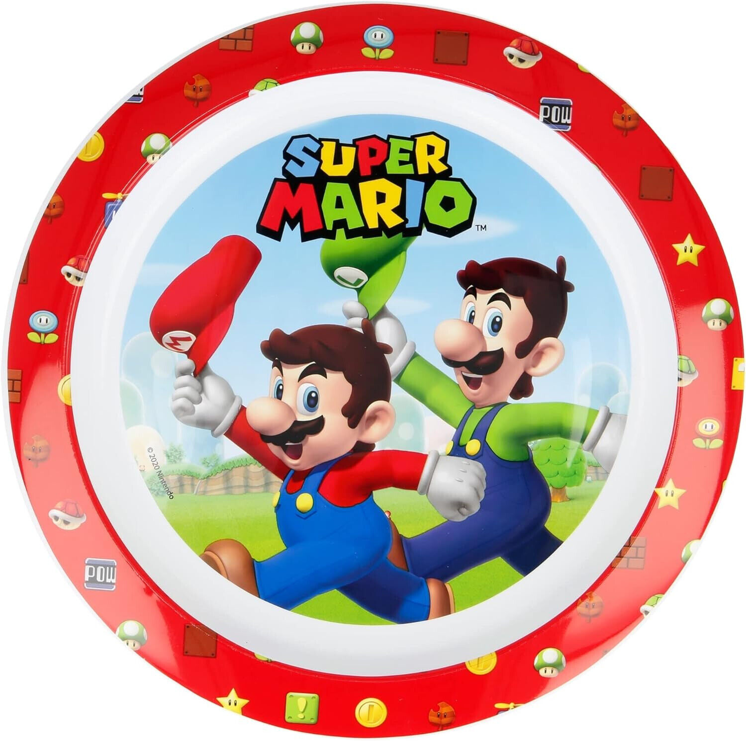 Super Mario 'Luigi E Mario' Microonde Compatibile Piastra