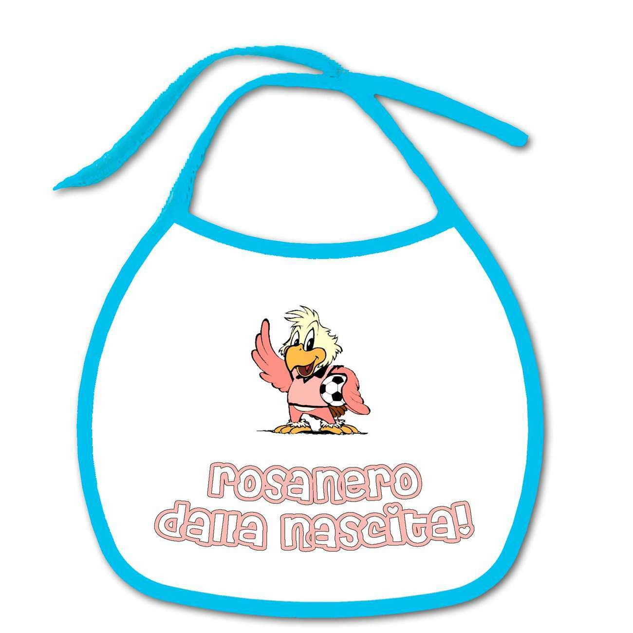 Bavetta Bavaglino personalizzabile Tifoso Palermo rosanero dalla nascita