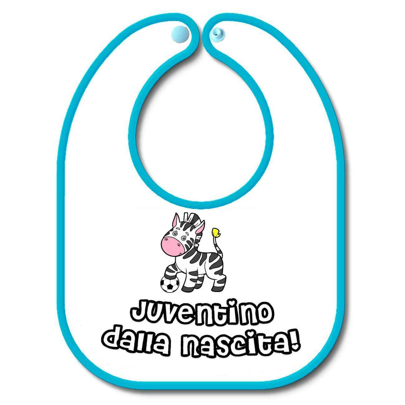Bavetta Bavaglino  personalizzabile Calcio Tifoso juventino dalla nascita