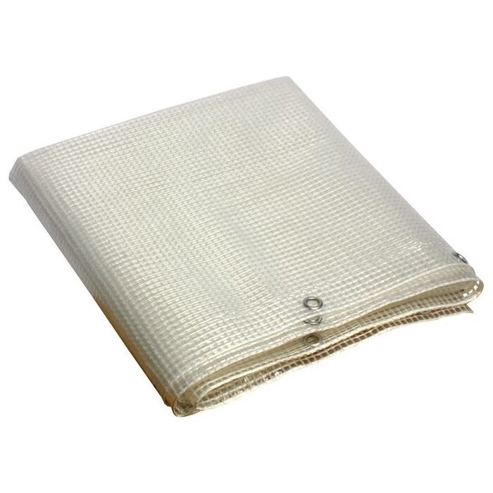 Telone Telo Occhiellato Retinato 3x1,9 mt in PVC Trasparente Papillon