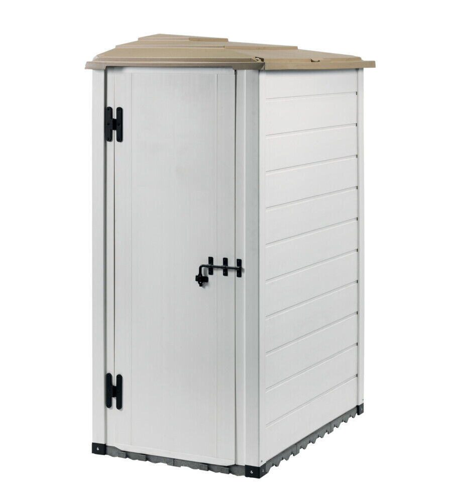 CASETTA DA GIARDINO IN PVC GAROFALO "TUSCANY EVO 100 REVERSO" L.139 X P.95 X ...