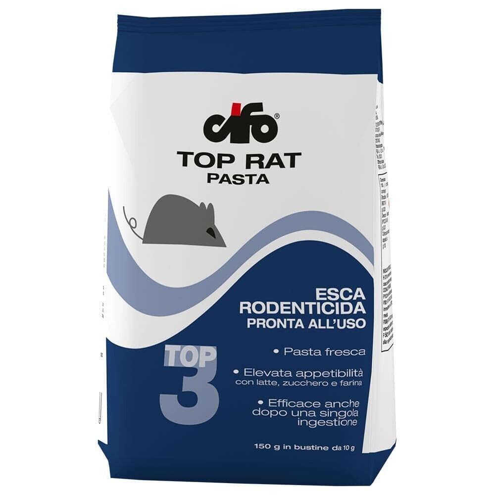 ESCA TOPICIDA PRONTA ALL' USO PER TOPI E RATTI ESCA FRESCA CIFO TOP RAT GR.150
