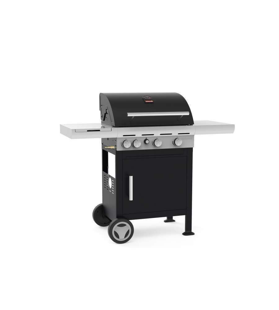 BARBECUE A GAS 3 FUOCHI CON FORNELLO LATERALE SPRING 3212 - BARBECOOK
