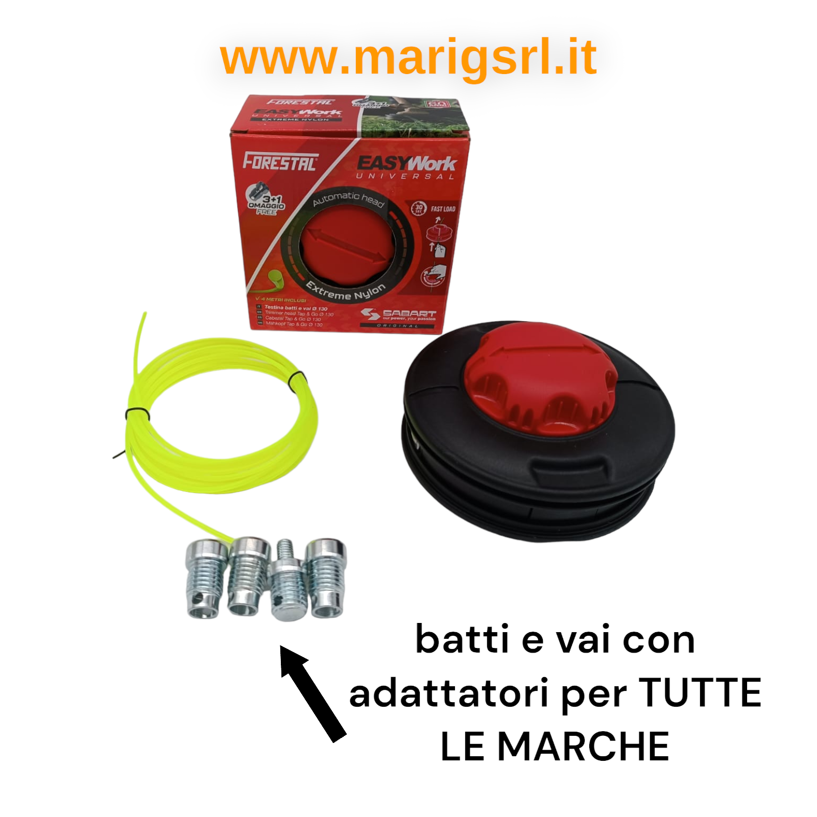 Testina forestal Batti Vai carica SENZA aprire Stihl ECHO alpina oleomac EFCO