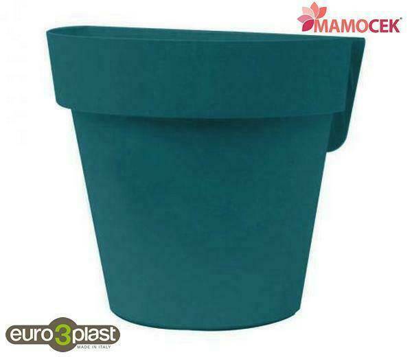 VASO Euro3plast fioriera up oceano cm.25 balcone con riserva d'acqua terrazzo