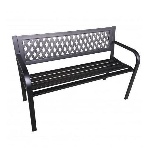 PANCHINA PANCA DA GIARDINO ESTERNO BOULEVARD NERA 120X50 H75