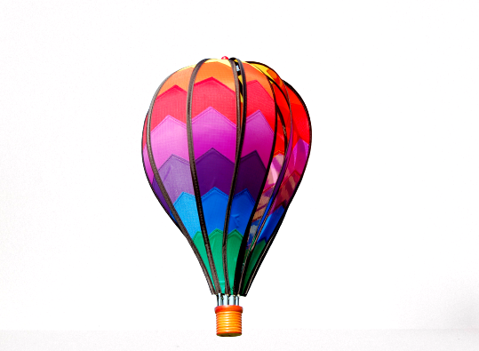 Gioco di vento Mongolfiera decorazione giardino ballon idea regalo cm 48x28