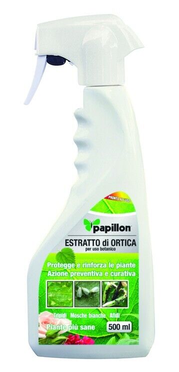 ESTRATTO DI ORTICA CONTRO AFIDI INSETTICIDA ACARICIDA E FUNGICIDA 500 ml