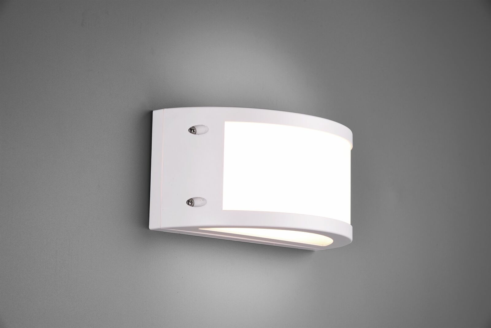Kendal applique da esterno led fascia bianca ip54 l.25cm Moderno led