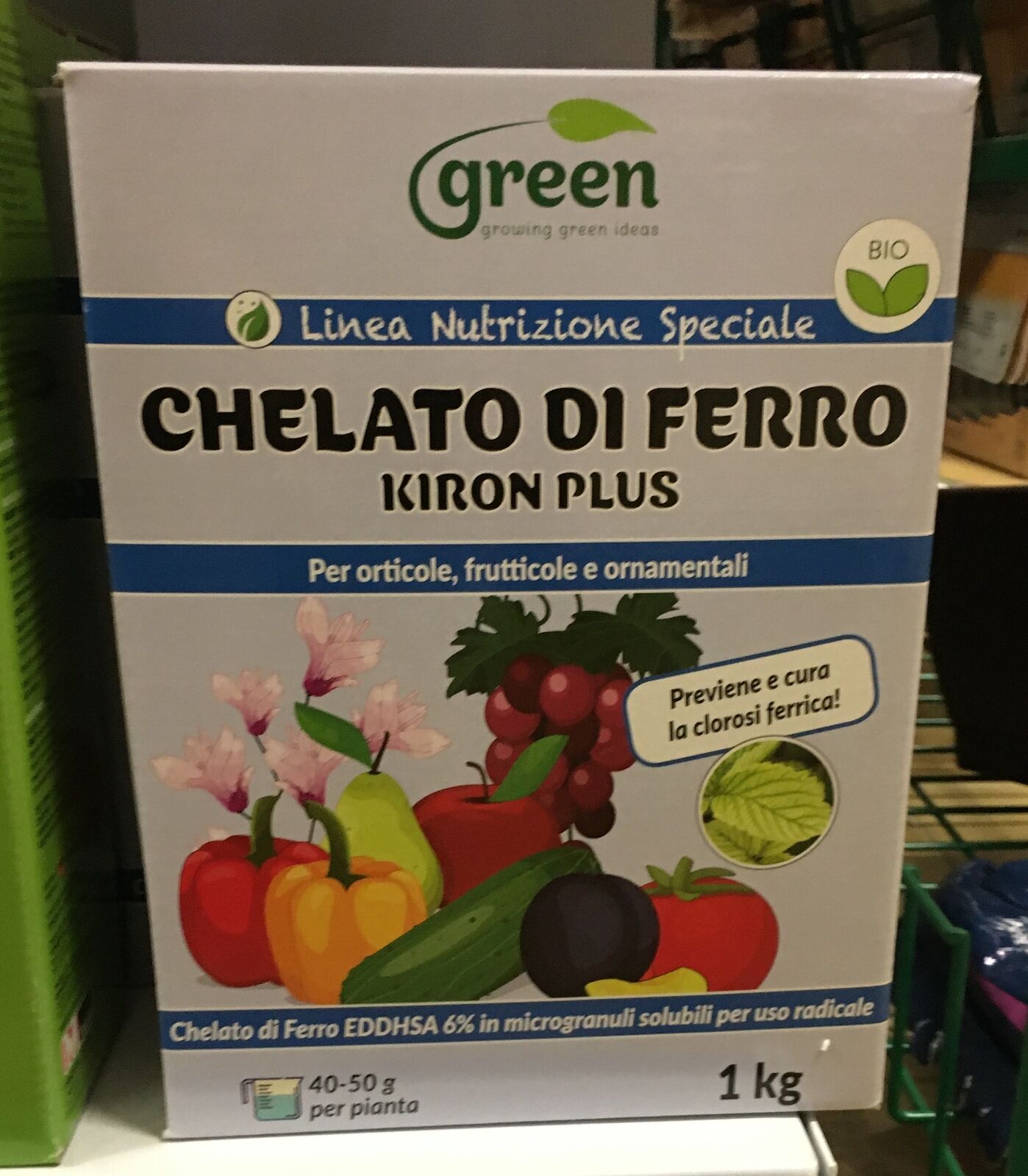 GREEN KIRON PLUS CHELATO DI FERRO INGIALLIMENTO FOGLIA CONCIME RINVERDENTE