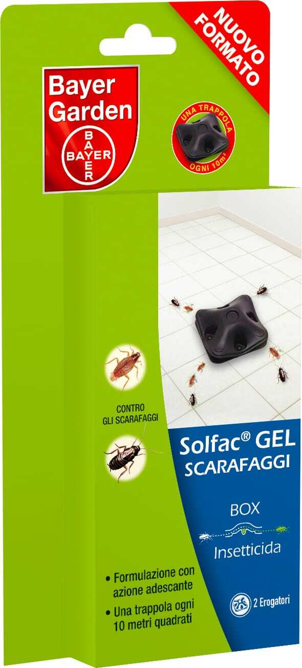 Bayer Trappole Scarafaggi Solfac Gel Cf.2Pezzi 84432482