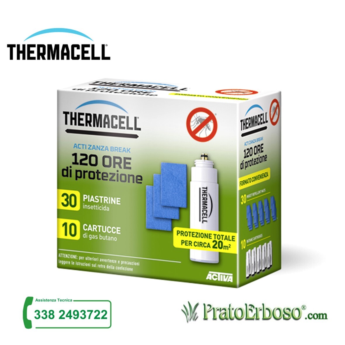 Ricarica 120 ore per dispositivi ThermaCELL