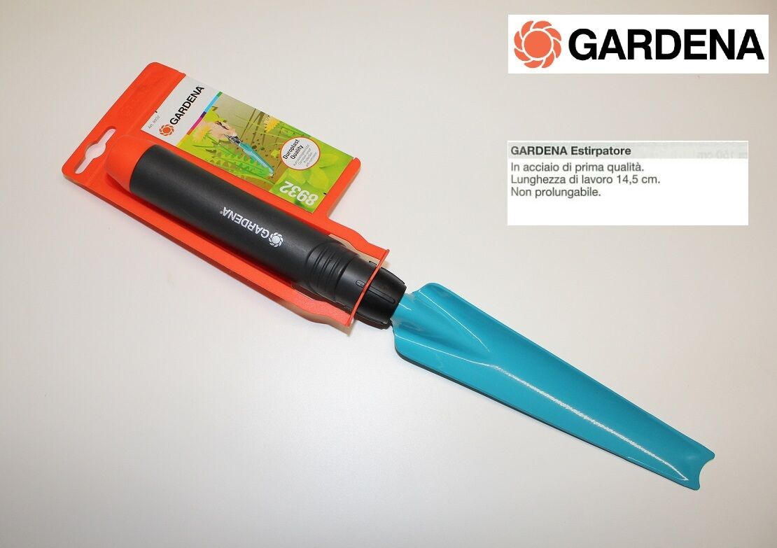 GARDENA ESTIRPATORE DA GIARDINO 8932-20 14,5 cm MANUALE TOGLI STRAPPA ERBACCE