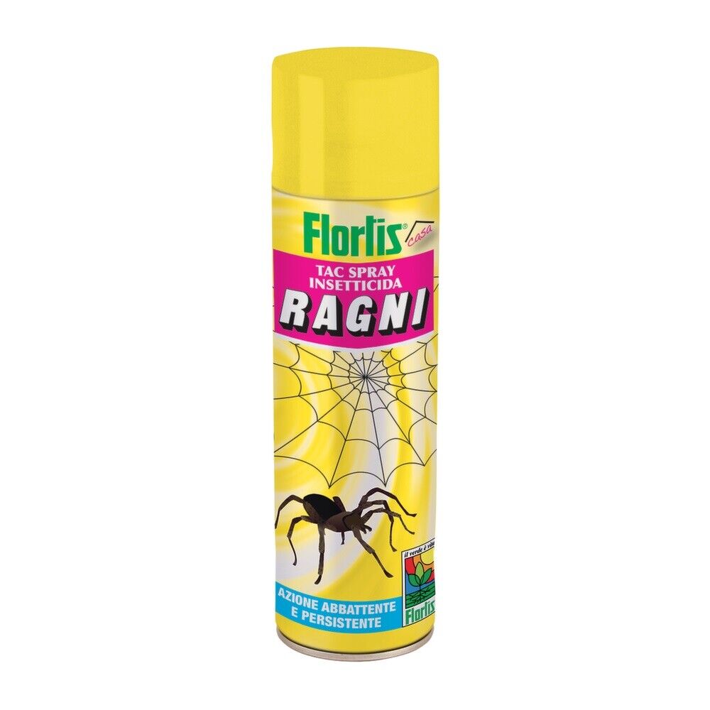 INSETTICIDA RAGNI SPRAY FLORTIS ML.400 A BASE DI DELTAMETRINA ED ESBIOTRINA