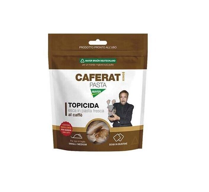 TOPICIDA veleno per topi e ratti esca in pasta 150 GR RODENTICIDA 15 bocconi