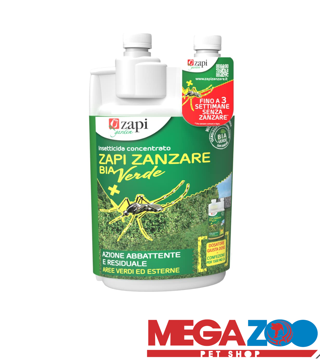 zapi bia verde insetticida anti zanzare 1 LT sostituisce bia plus e bia next