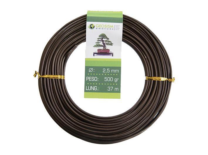 Filo di alluminio ramato (alluminio-ramato) Geotools 2,5 mm per bonsai, 500 gr,