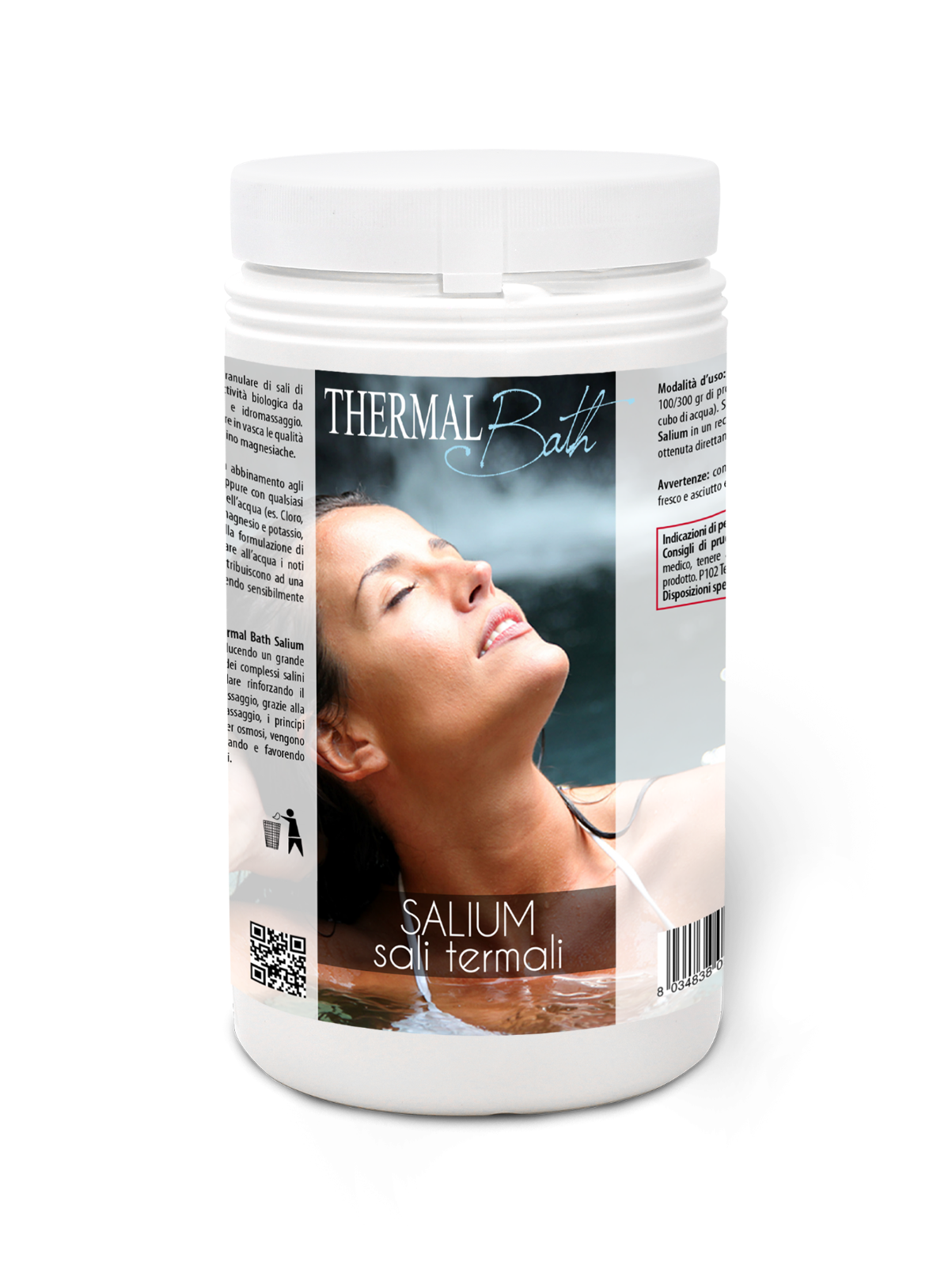 SALI TERMALI PER SPA-PISCINA-IDROMASSAGGIO Thermal Bath SALIUM 1 KG