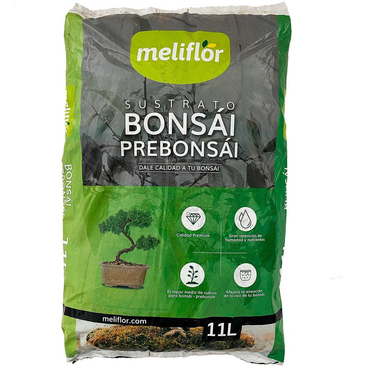 Meliflor Substrato prebonsai per Bonsai (11L)