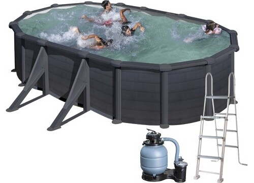 Gre Piscina Fuori Terra Rigida 500 x 350 x h132 Pompa filtro Scaletta KITPROV508