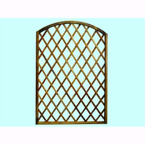 Pannello Grigliato LASA impregnatio in Legno di Pino Pesante Arco 90x90 cm - cor