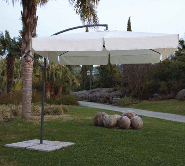 OMBRELLONE  2,5mtx2,5mt  a sbraccio "Almeria" Papillon - QUADRATO