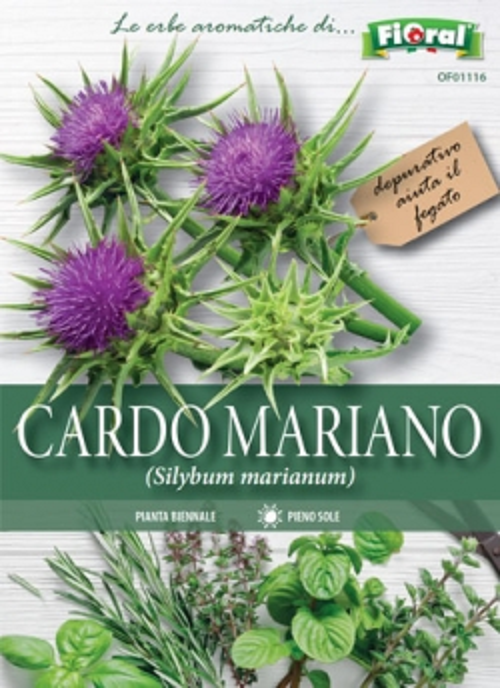 FIORAL CARDO MARIANO Linea buste Fiori Aromatiche-Officinali