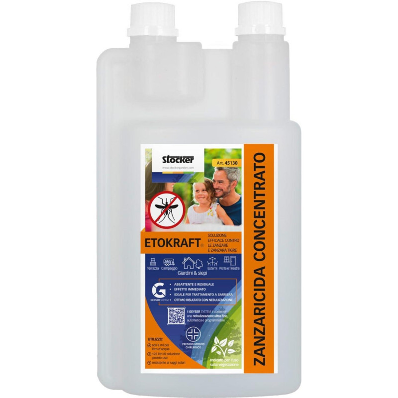 STOCKER - 45130 - Etokraft zanzaricida anti-zanzare 1 L PMC 8016604451300