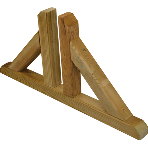 PIEDINO DOPPIO PANNELLO LEGNO cm 60x4,5x30h
