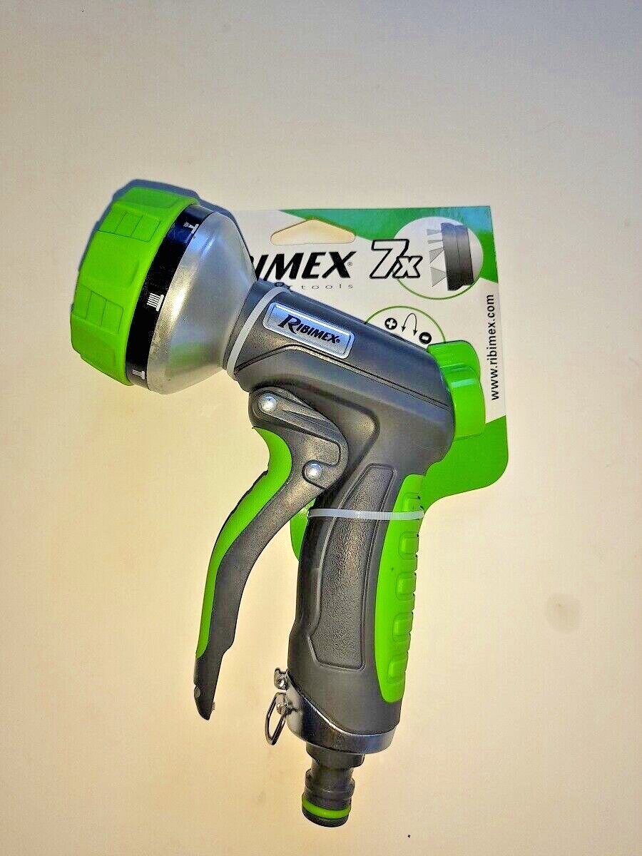 RIBIMEX PISTOLA ZINCATA MULTIGETTO art.1321   x 7 GETTI