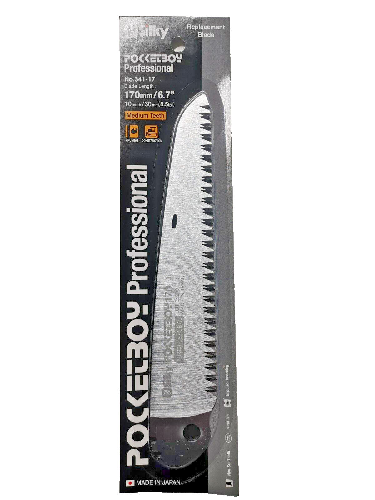 LAMA RICAMBIO SILKY POCKETBOY PROFESSIONAL 170mm/6.7" dentatura media