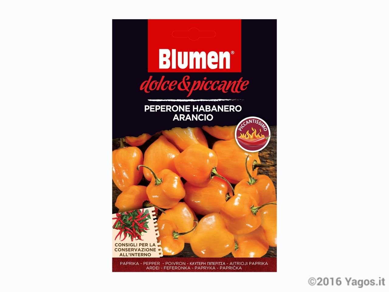 Semi di peperoncino Habanero Orange