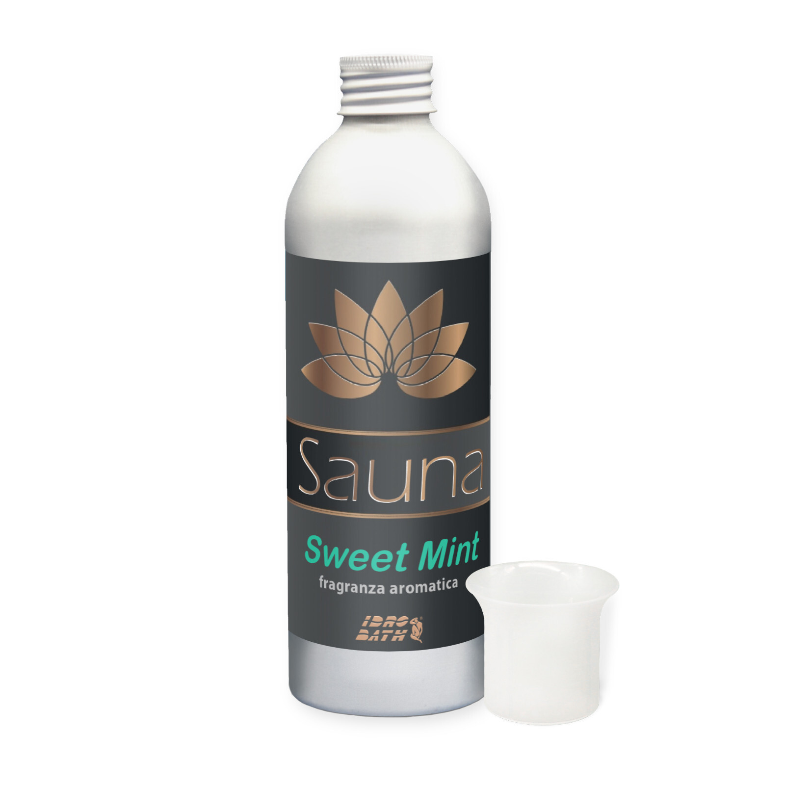 Fragranza Aromatica per SAUNA 250 ml SWEET MINT + Bicchierino Dosatore