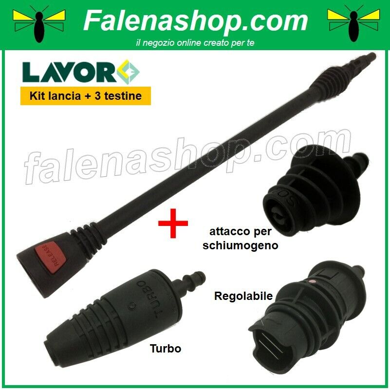 LAVOR RICAMBI IDROPULITRICE LANCIA PIU 3 TESTINE