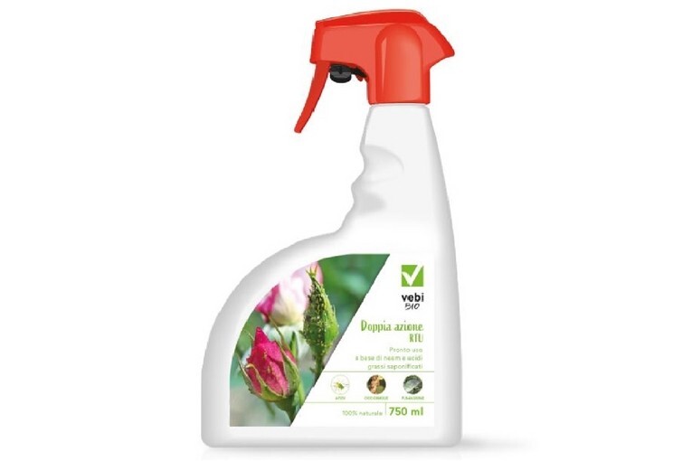 Vebi Bio Olio di Neem e Sapone Molle Doppia Azione Bio RTU spray 750 ml