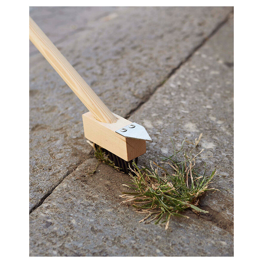 Estirpatore spazzola metallo con punta manico 140 cm codice 3226 marca VERDEMAX