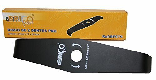 Bricoferr BF079 - Blade disco 2 punte per desbrozadora (u3R)