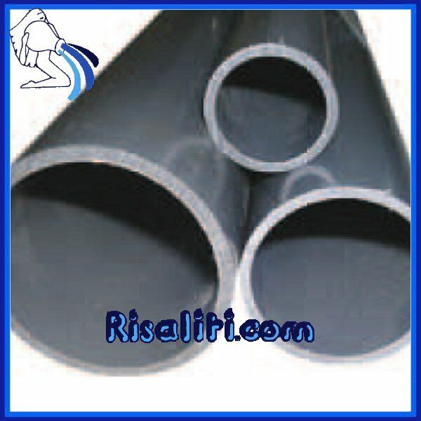 RACCORDERIA PISCINA RACCORDO TUBO PVC RIGIDO PN10 DIAMETRO 63 MM - 1 METRO SFUSO