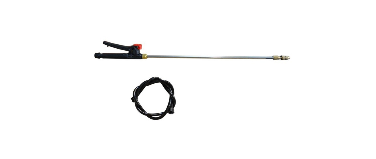 SET LANCIA DI RICAMBIO IN METALLO COMPLETA DI MANIGLIA E TUBO PER POMPE