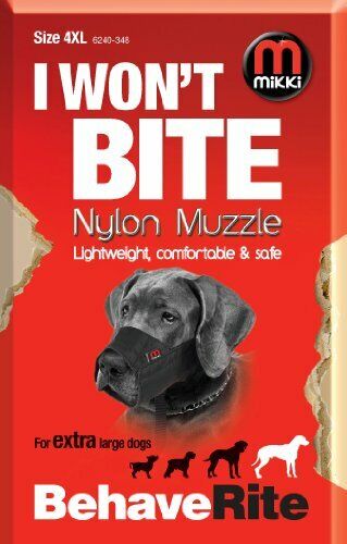 Mikki - Museruola da addestramento cane, semplice da indossare e non (K5s)
