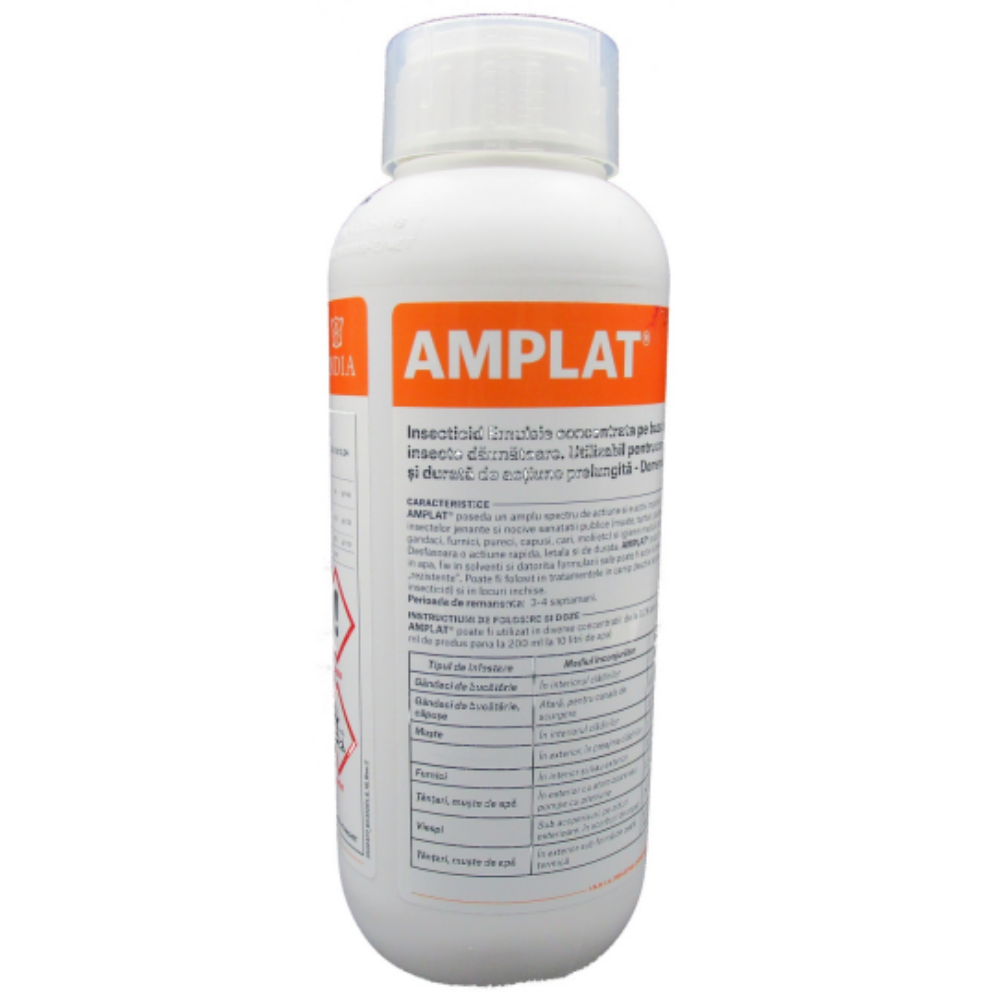 India AMPLAT Insetticida Cipermetrina Tetrametina Zanzare Mosche blatte 1 LT