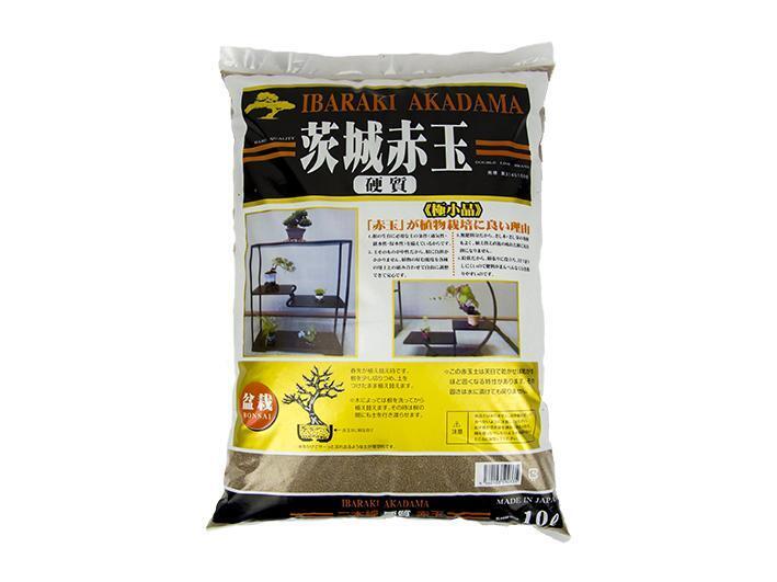 Akadama hard quality Ibaraki extra fine 0/2 mm (c.ca 8 kg - 10 lt), per shoihin