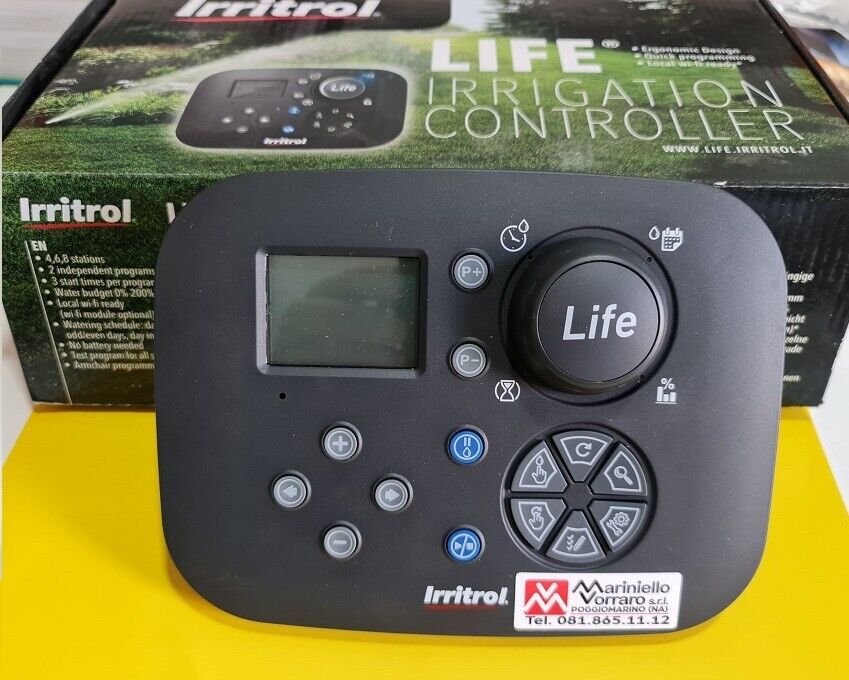 Programmatore x irrigazione  Irritrol tipo LIFE 4 trasformatore esterno
