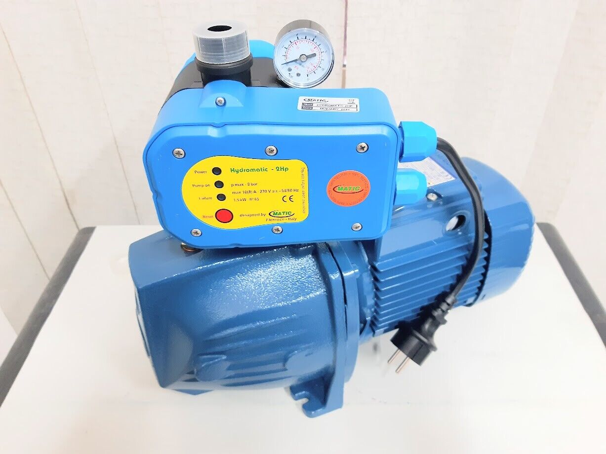 POMPA AUTOADESCANTE PEDROLLO CON PRESSCONTROL HP 1 GIRANTE ACCIAIO INOX
