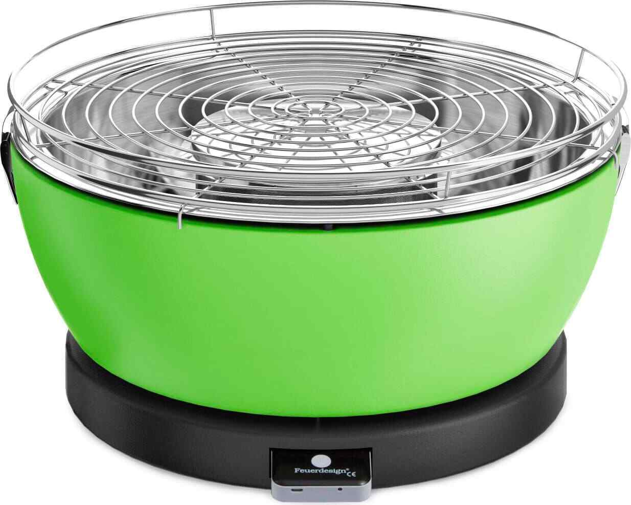 Barbecue Portatile a Carbone Barbecue Carbonella Verde Feuerdesign Vesuvio